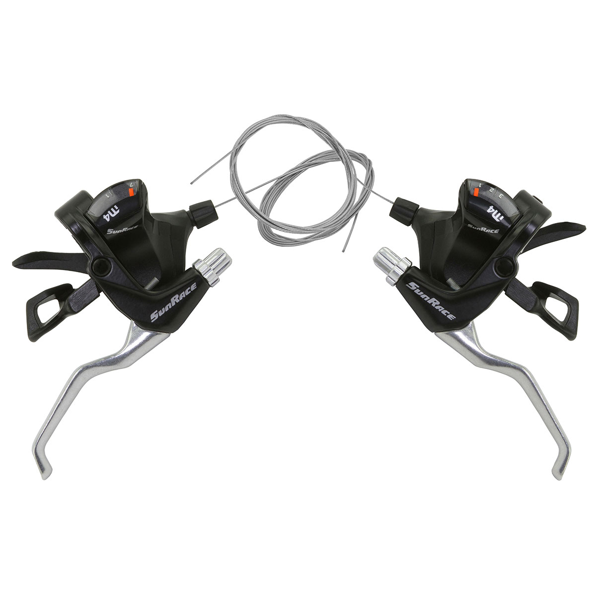 V Brake Trigger Shifter R&L 3x7 Speed STM-406 Black Sun Race.
